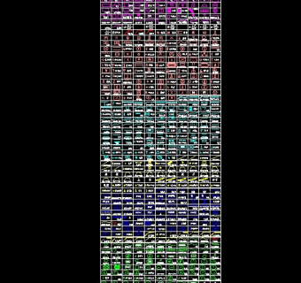 建筑设计中常用建筑图标集锦cad格式