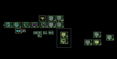 [北京]公司办公室装修cad设计图