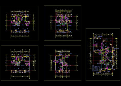 北京某在建楼盘cad户型图