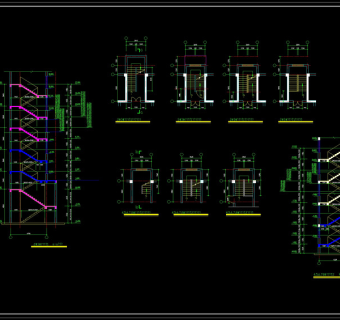 楼梯大样cad图纸