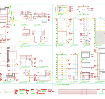 酒店施工装修节点cad图纸