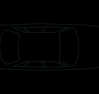交通工具汽车cad图块素材