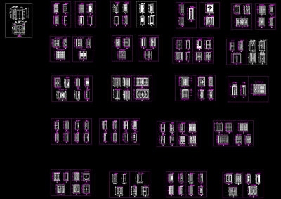 装饰门cad图纸