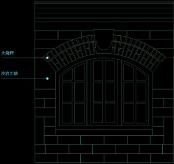 欧式大门cad图纸素材