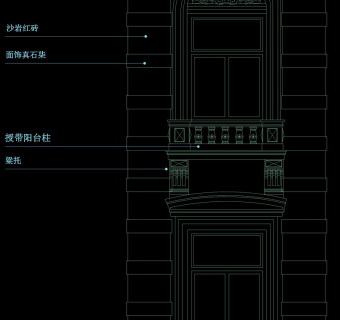 欧式门大样cad素材