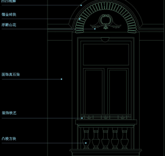 大门cad图块素材