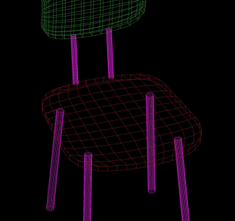 椅子素材cad图稿