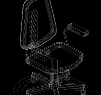 座椅cad模型图纸