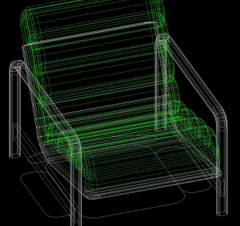椅子cad模型素材