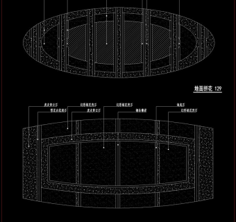 地面拼花cad图纸