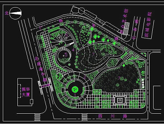 广场规划CAD图纸