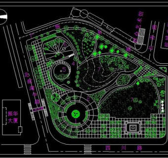 广场规划CAD图纸