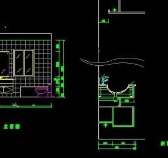厕所CAD立面图