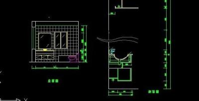 厕所CAD立面图