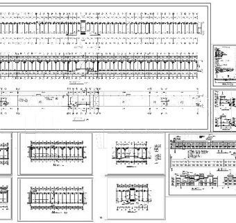 商业楼门面cad图纸