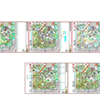 总图设计CAD景观图纸