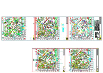 总图设计CAD景观图纸