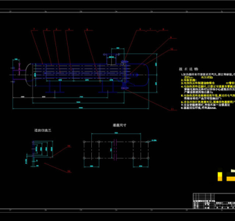 电加热器外形图CAD机械图纸