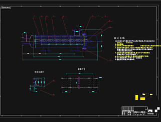 电加热器外形图CAD机械图纸