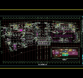 地下车库图CAD图纸