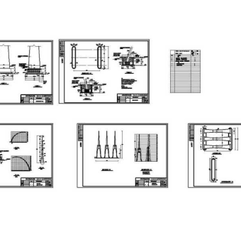 CAD绿洲东南门图纸