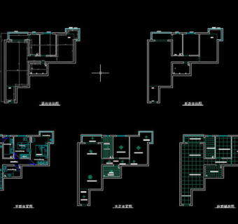 小户型装修方案CAD图纸