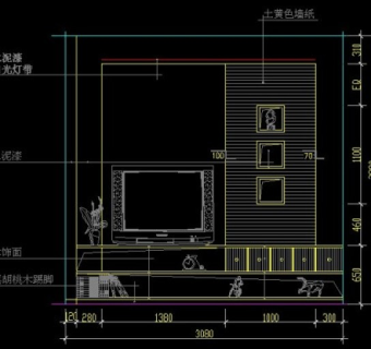 各种cad客厅装修图