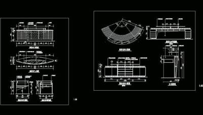 cad之吧台收银台服务台设计图片