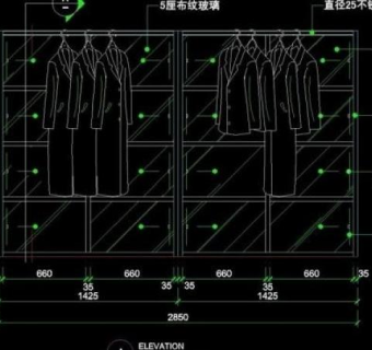 服装类cad设计素材图片