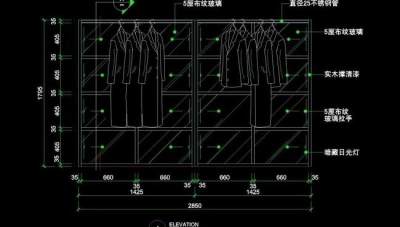 服装类cad设计素材图片