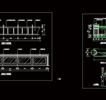 cad之吧台收银台服务台设计图片
