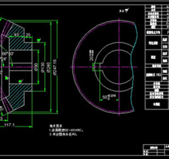 带轮CAD图纸