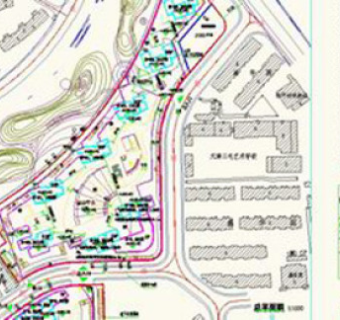 居住区cad平面规划图