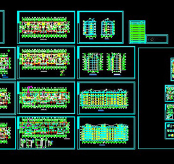 旧房改造CAD方案图纸