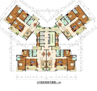 cad户型彩屏psd源文件图片