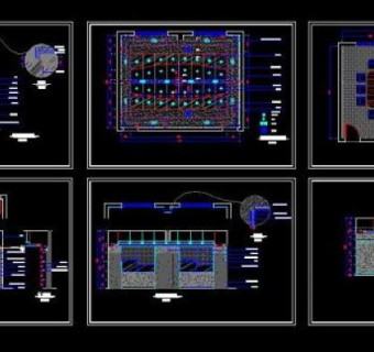 cad小会议室装修图图片