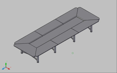 CAD绘制的会议桌