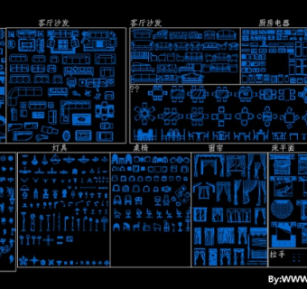 cad室内设计图库图片