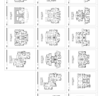 cadplot所有户型图片