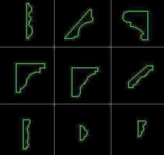 欧式木线条总集cad图片