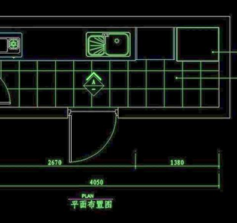cad设计之厨房图片