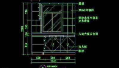 cad设计之厨房图片