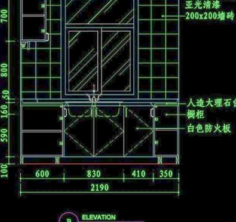 cad设计之厨房图片