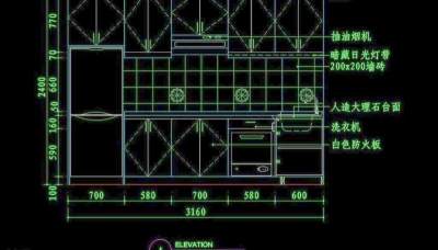 cad设计之厨房图片