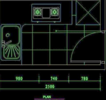 cad设计之厨房图片