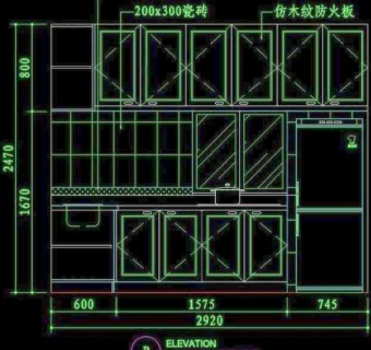 cad设计之厨房图片