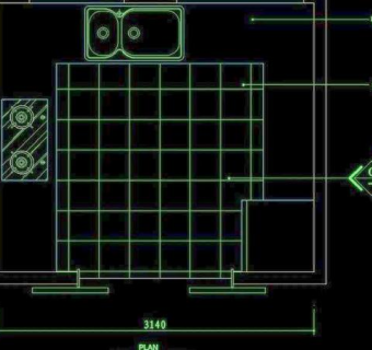 cad设计之厨房图片