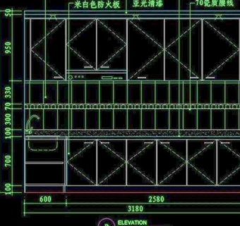 cad设计之厨房图片