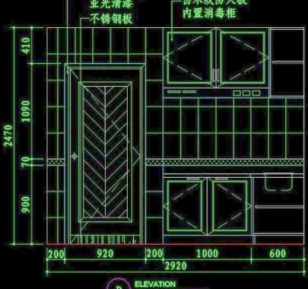 cad设计之厨房图片