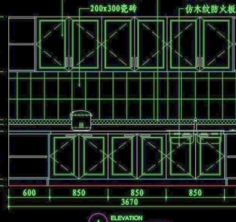 cad设计之厨房图片